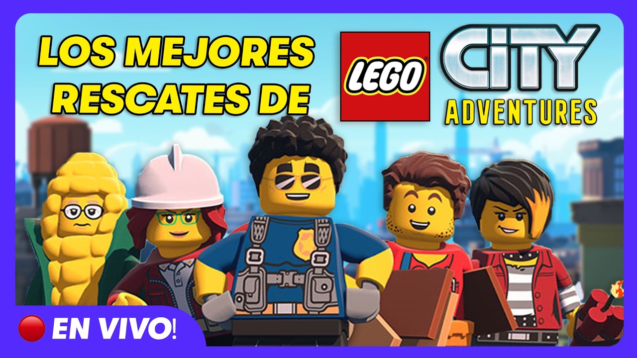 🔴 EN VIVO | Los mejores rescates de LEGO City Adventures | Wildbrain Ninos