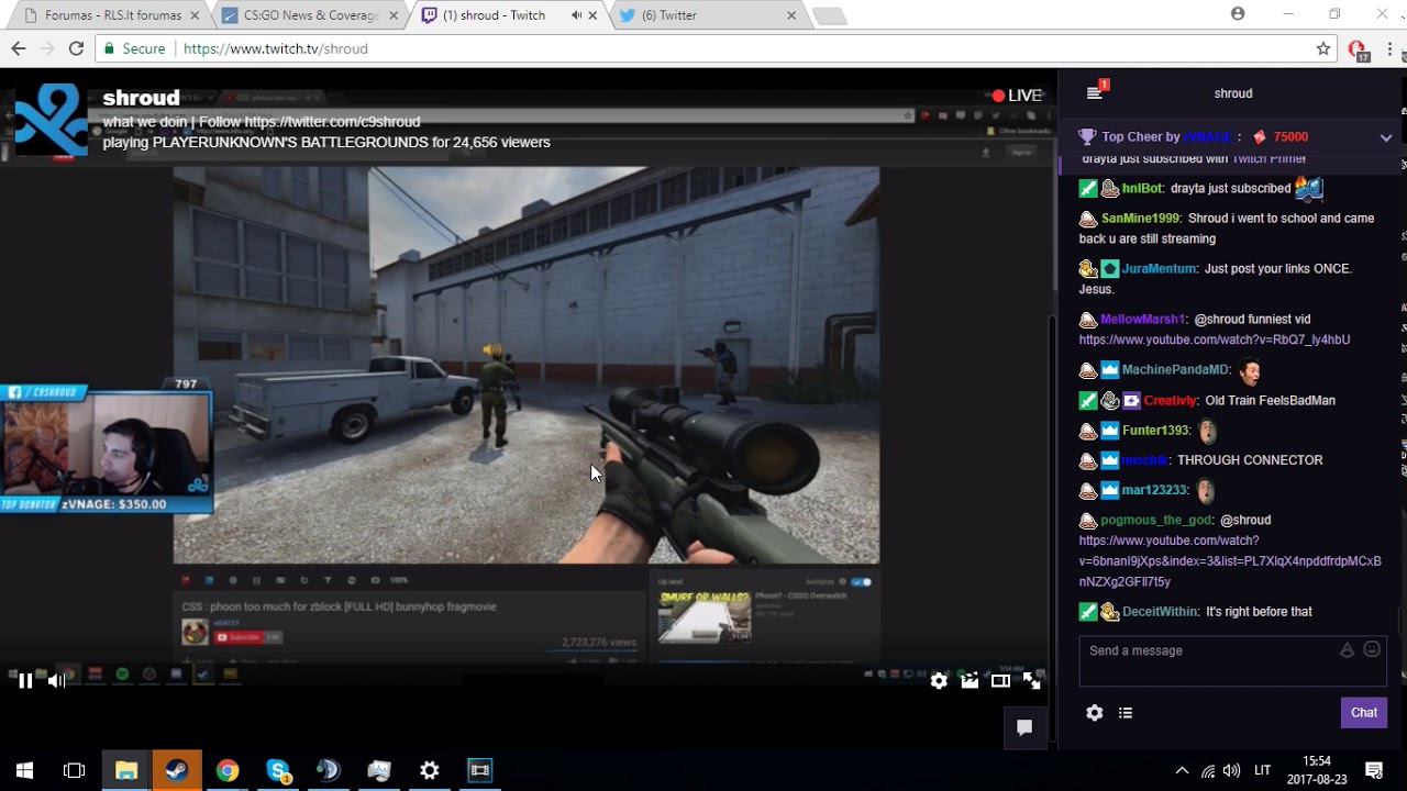 Shroud reacts to phoon (+chat)