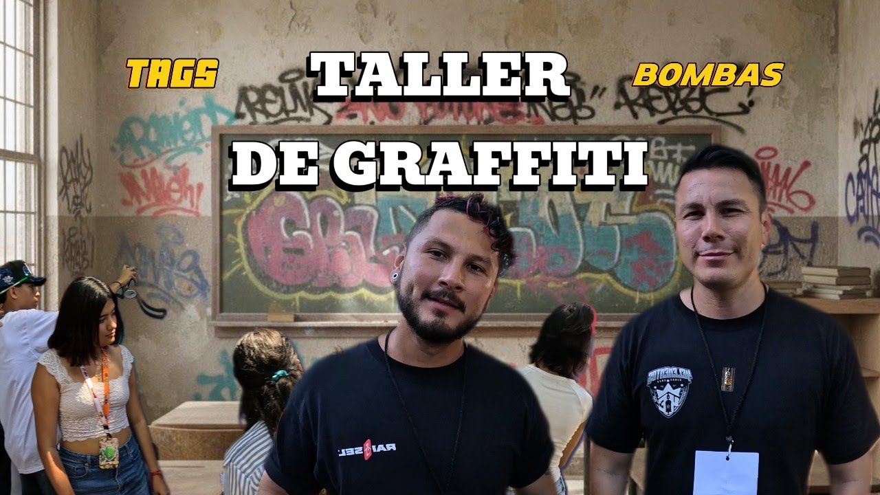 DIMOS UN CURSO DE GRAFFITI EN LA UNIVERSIDAD.
