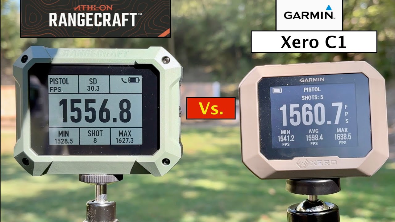 Athlon Rangecraft vs Garmin Xero C1