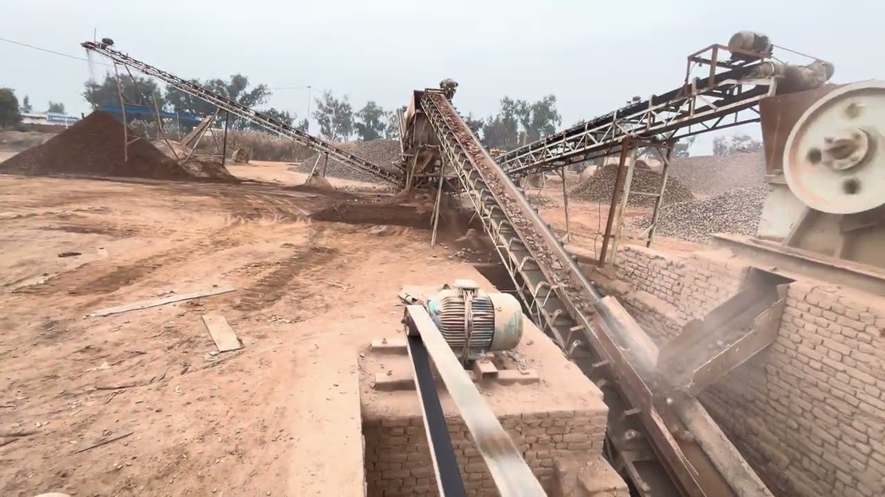 Rocks Jammed but Crusher Never Stops | Real Stone Crusher Power