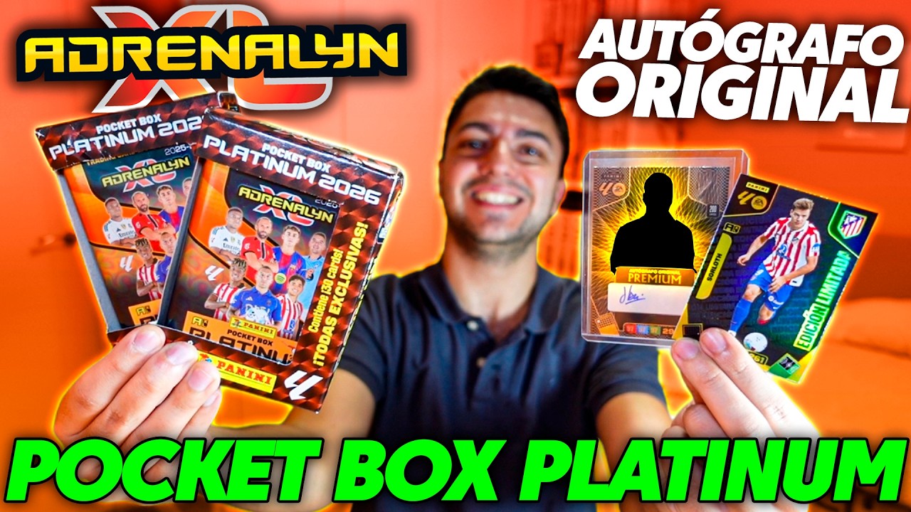 AUTÓGRAFO!! POCKET BOX PLATINUM ADRENALYN XL 2025/26 + JUGÓN nº227
