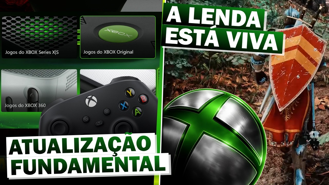 GRANDE Lan&ccedil;amento do XBOX &eacute; Real + Atualiza&ccedil;&atilde;o IMPORTANTE Demais!