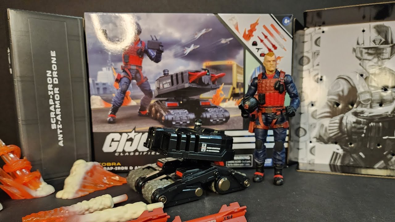 GIJoe Classified Series Scrap-Iron and Anti-Armor Drone