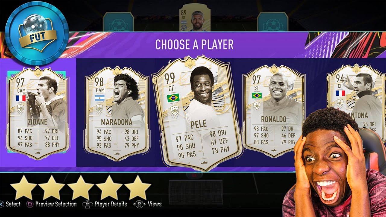 192 FIFA 21 FULL ICON FUT DRAFT!! - FIFA 21 WORLD RECORD CHALLENGE