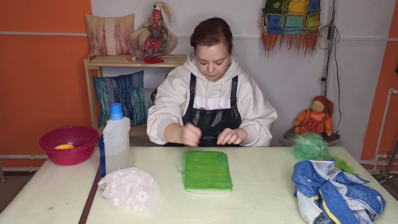 Мастер-класс по мокрому валянию 