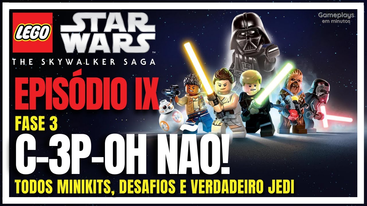 Lego Skywalker Saga: C-3P-Oh não! - Todos Minikits e Desafios