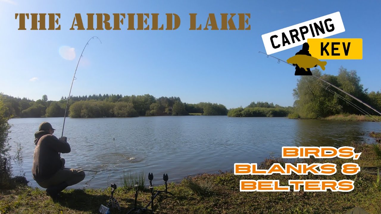 THE AIRFIELD LAKE - BIRDS, BLANKS & BELTERS. Carp Syndicate Fishing in 2025 @Carping Kev - Kevin Welch Carp Fishing