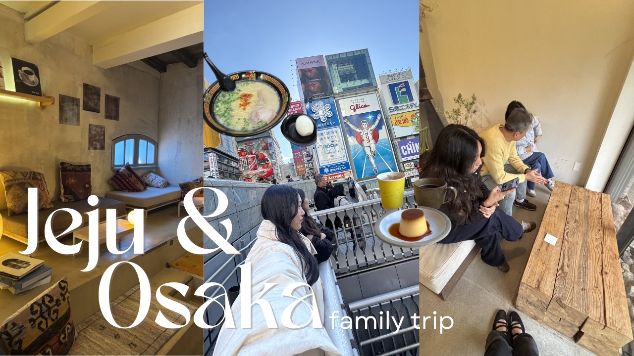 2 countries in 1 week! I matcha tour, dotonbori, omakase #osaka #jejuisland
