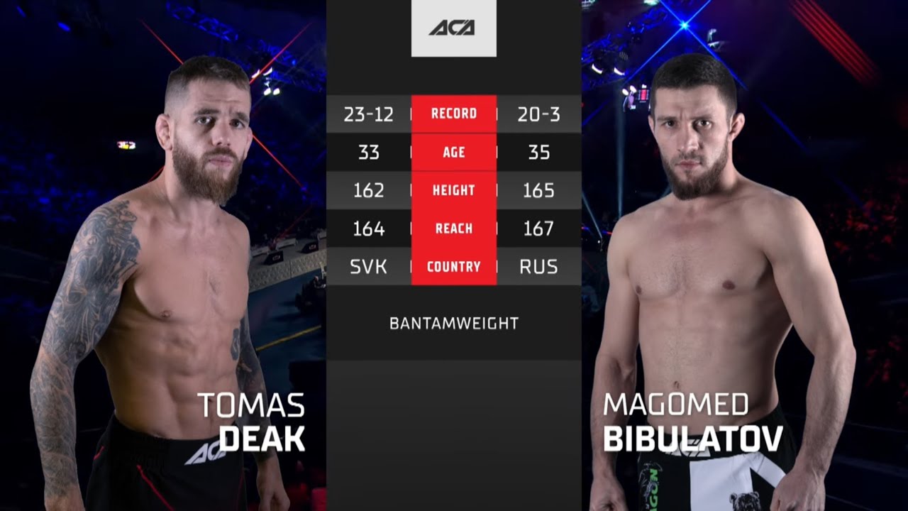 Томаш Дэк vs. Магомед Бибулатов | Tomas Deak vs. Magomed Bibulatov | ACA 169