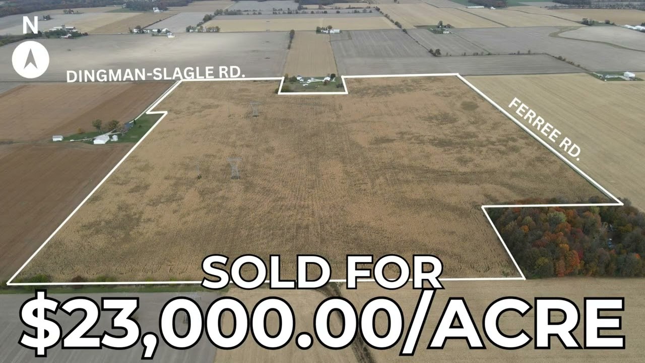 113 Acre Land Auction Results Video | Shelby County