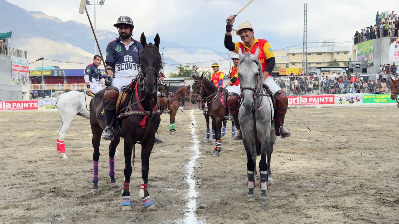 GB SCOUTS VS CHITRAL A | JASHAN E AZADI POLO 2024 | M KHAWAR BAGORO | YAZDAAN HEIGHTS