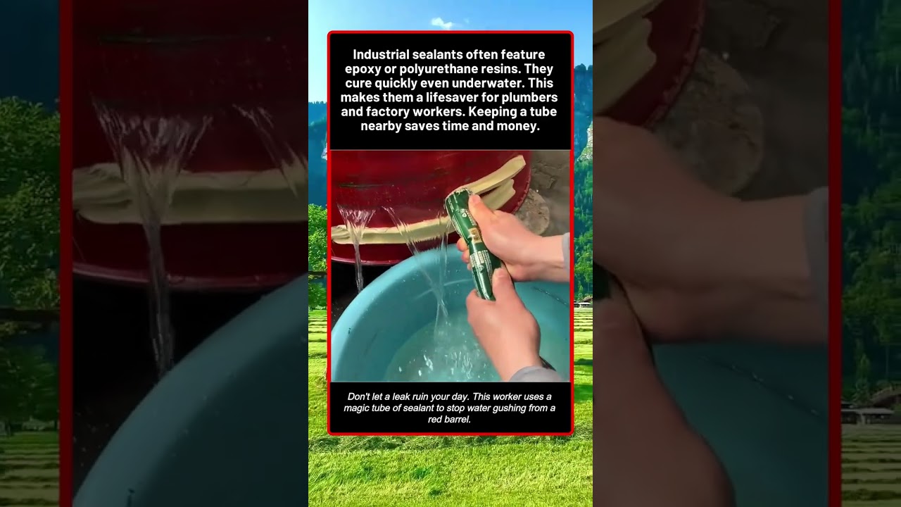 Watch This Magic Paste Stop A Major Leak