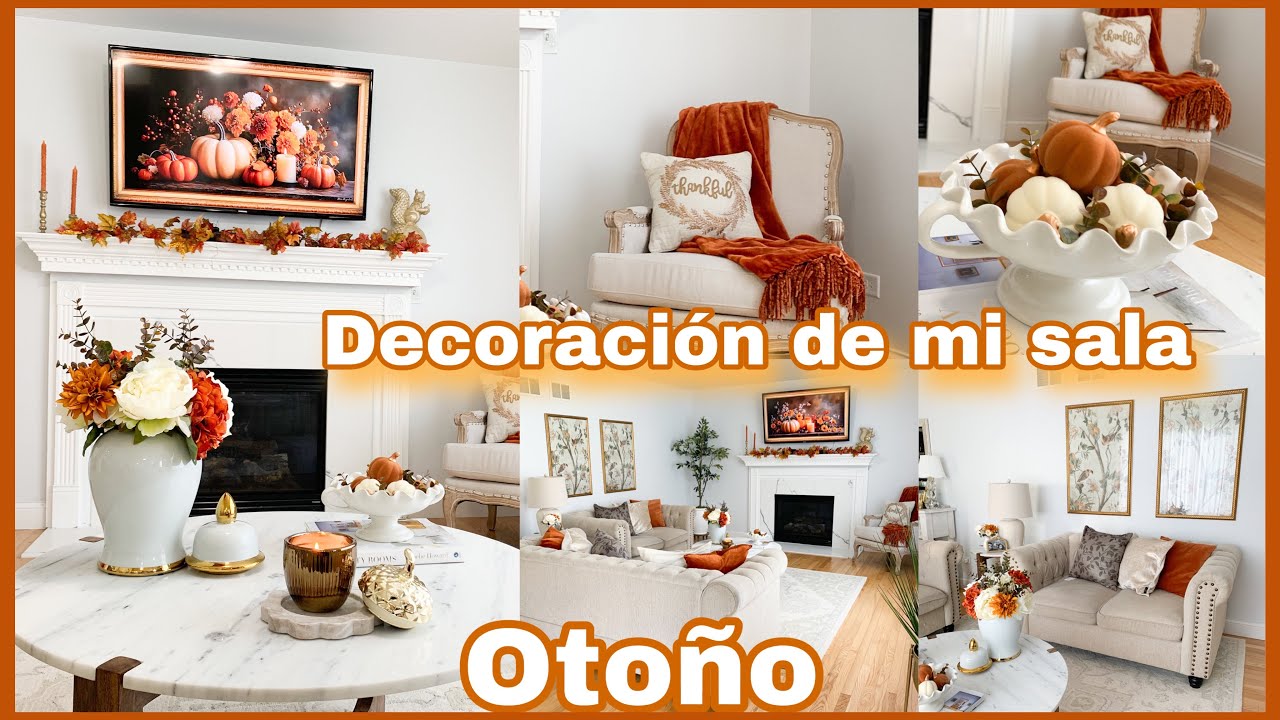 Decoración de mi sala otoño 2025 || Ideas para decorar en otoño || fall 2025