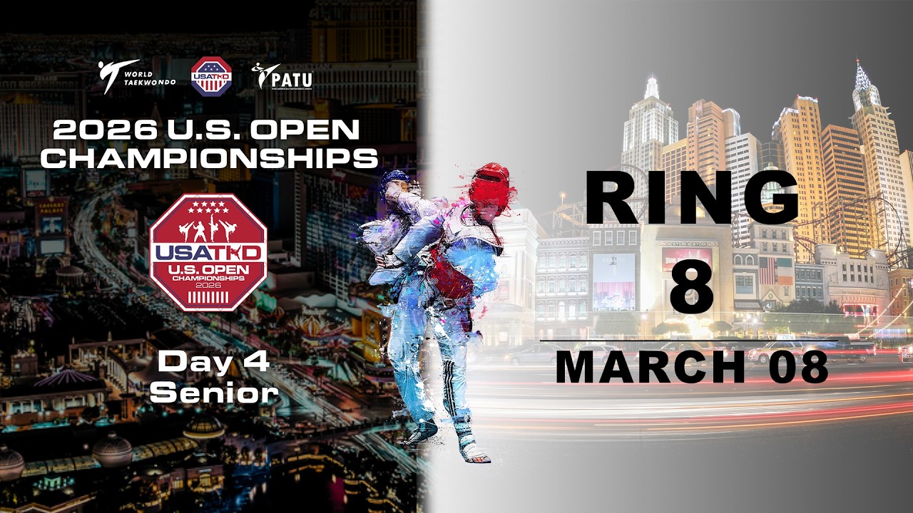 DAY 4 / RING 8 - U.S. Open Championships.  Kyorugi Senior
