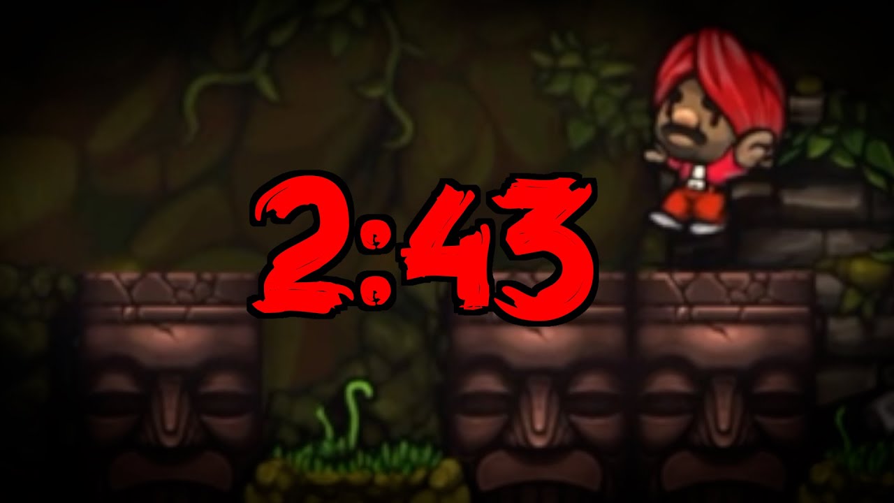Spelunky Low% Speedrun 2:43