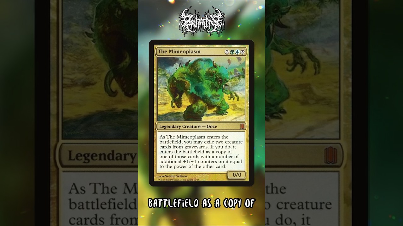 The Mimeoplasm Quick Tech | Magic: The Gathering #EDH