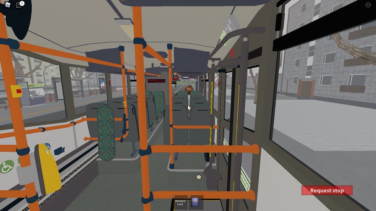 ROBLOX | Lugane | Bus Route 14 From Lugane Stacija To Pludmale.