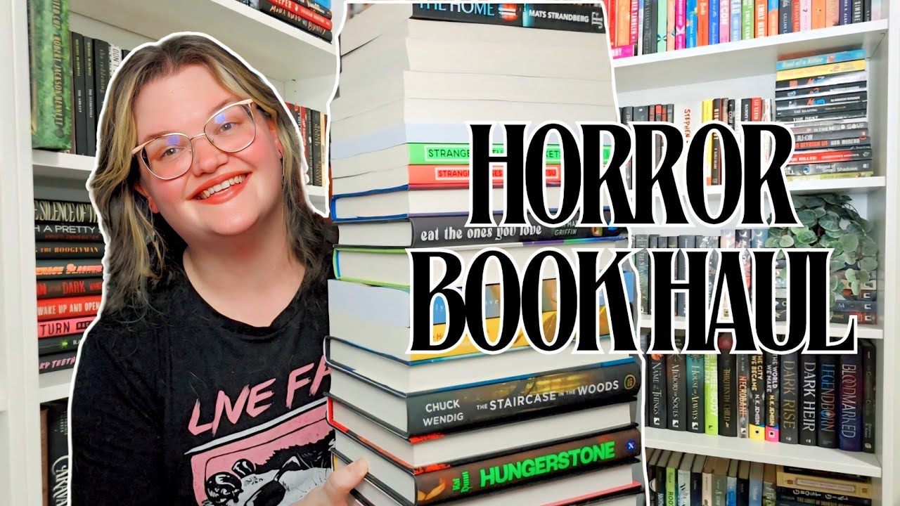 SPOOKY SCARY HORROR BOOK HAUL 👻💀