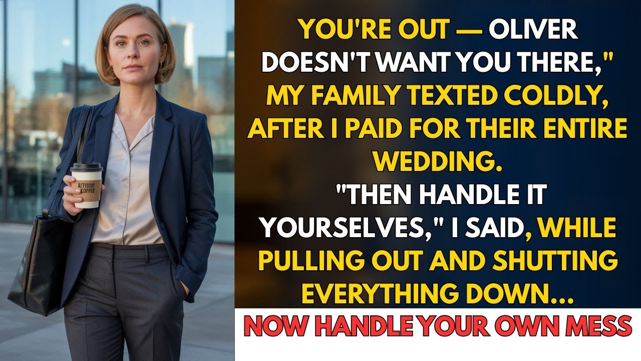You're No Longer Welcome — Oliver Said So,” My Family Texted Coldly After I Paid for Everything