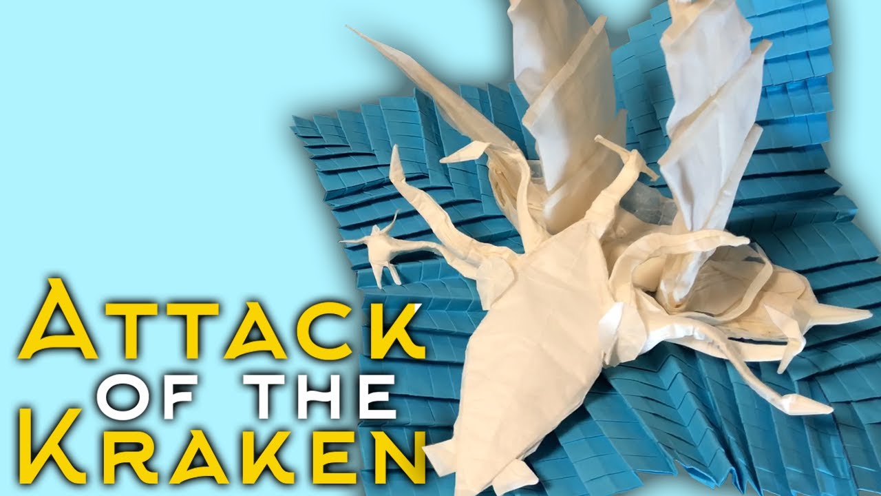 Origami Attack of the Kraken || Designed by Brian Chan