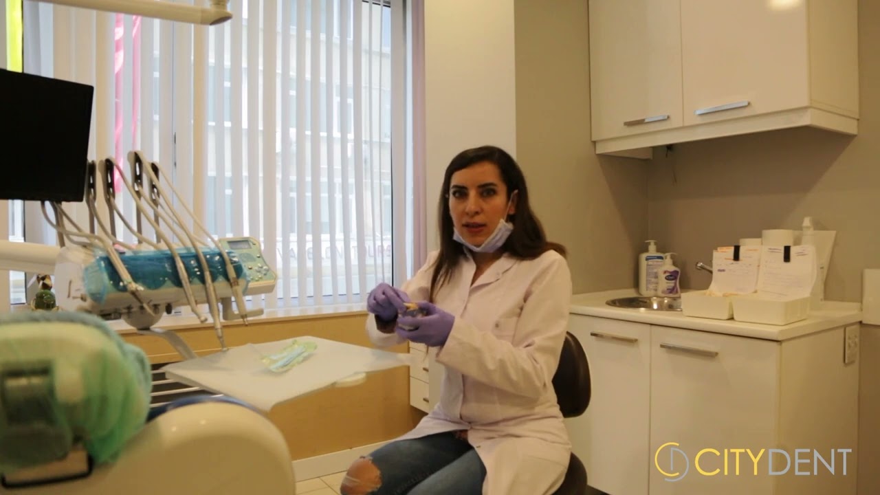 İmplant üstü vidalı protez Citydent Diş Kliniği İstanbul