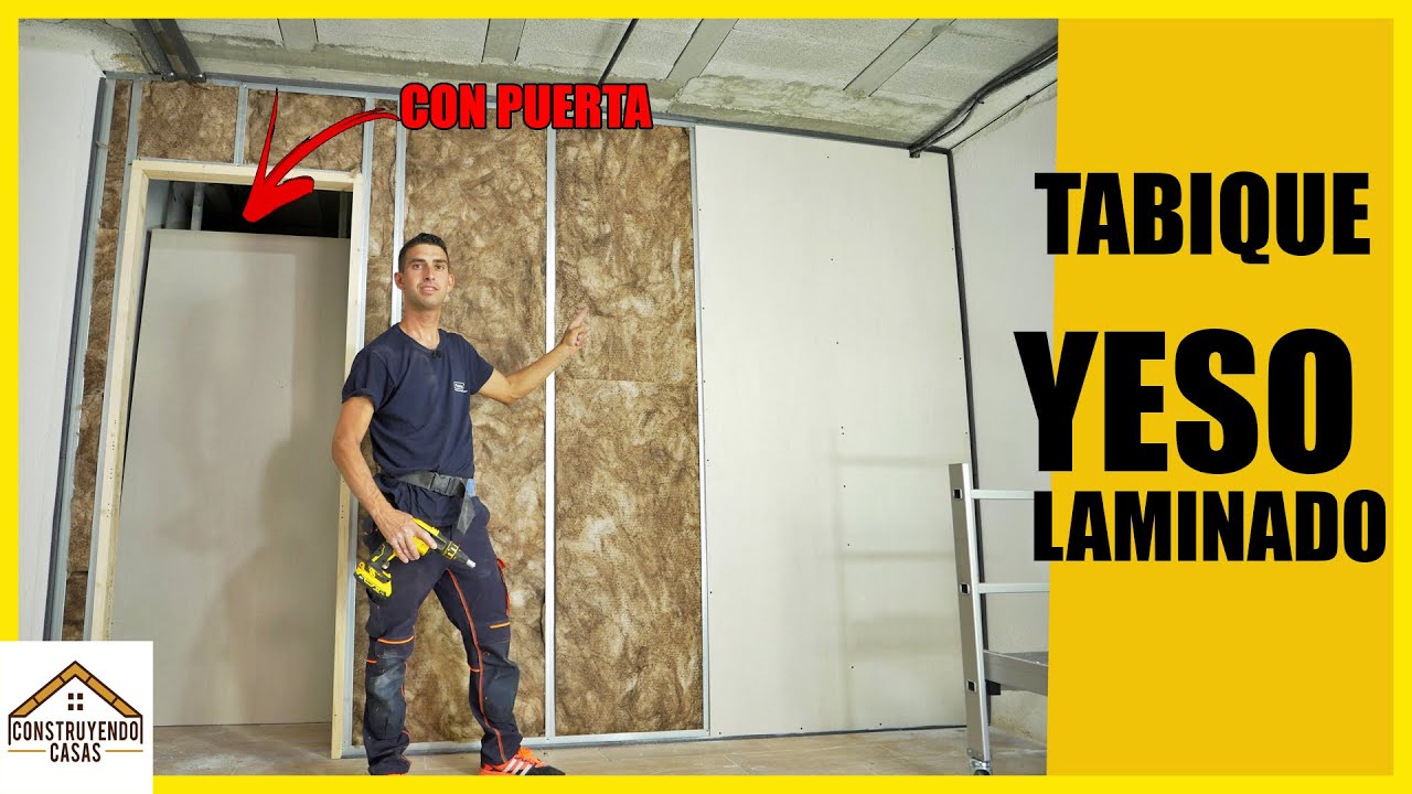 🔶 TABIQUE YESO LAMINADO 🔶 INSTALACIÓN COMPLETA PASO a PASO (Pladur, Drywall, Carton yeso) 2021