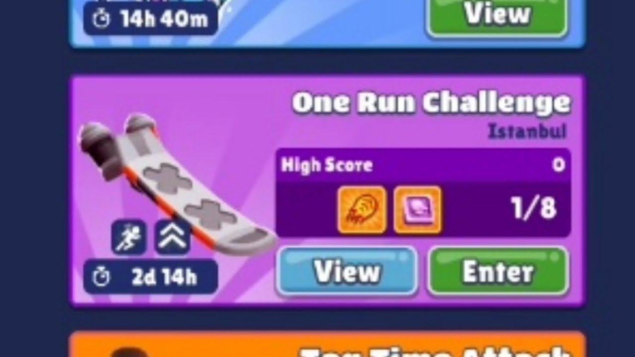 My brother Play Subway Surfers Seoul 2025 Unlocking New Board In One Run Challenge Event Istanbul 