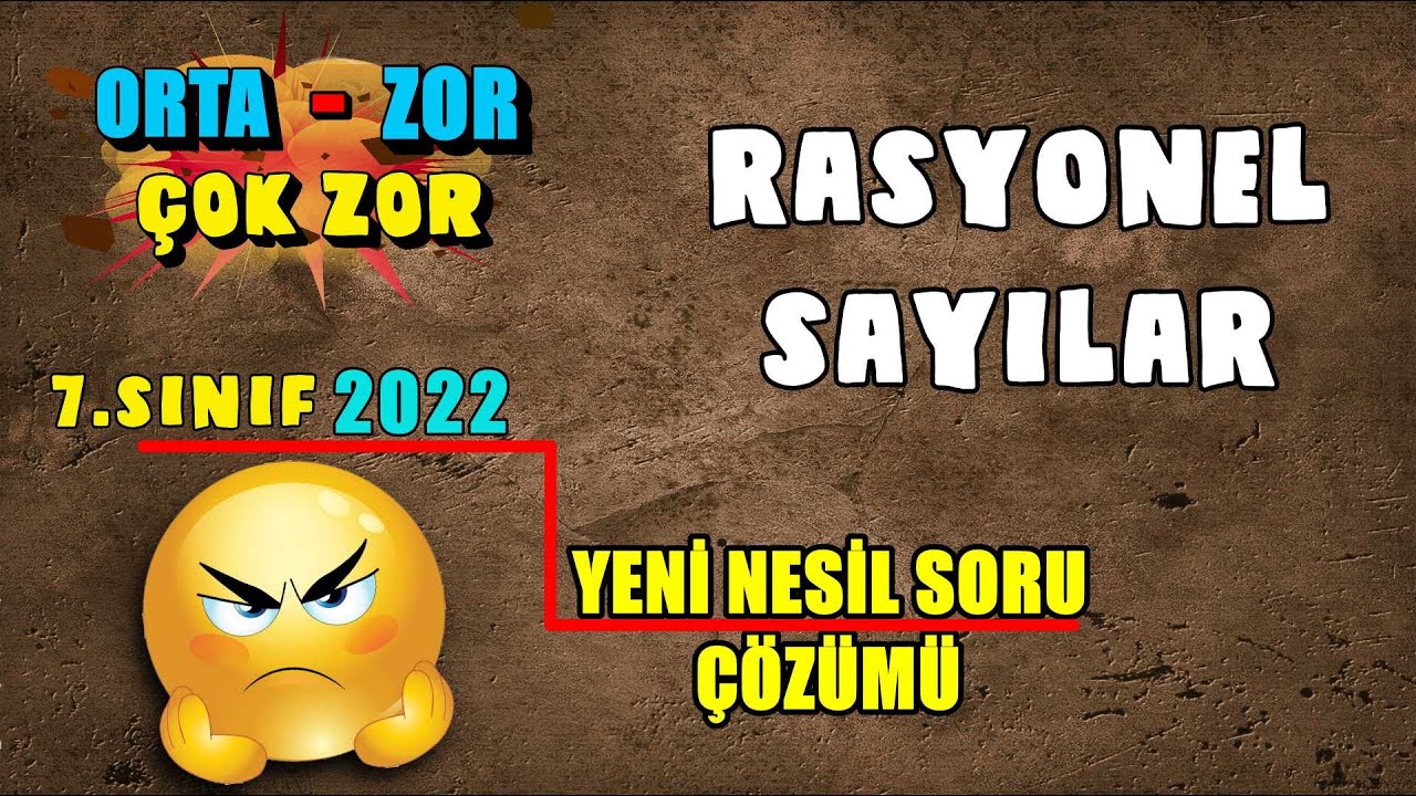 Rasyonel Sayılar | Yeni Nesil Soru Çözümü | 7. Sınıf Matematik