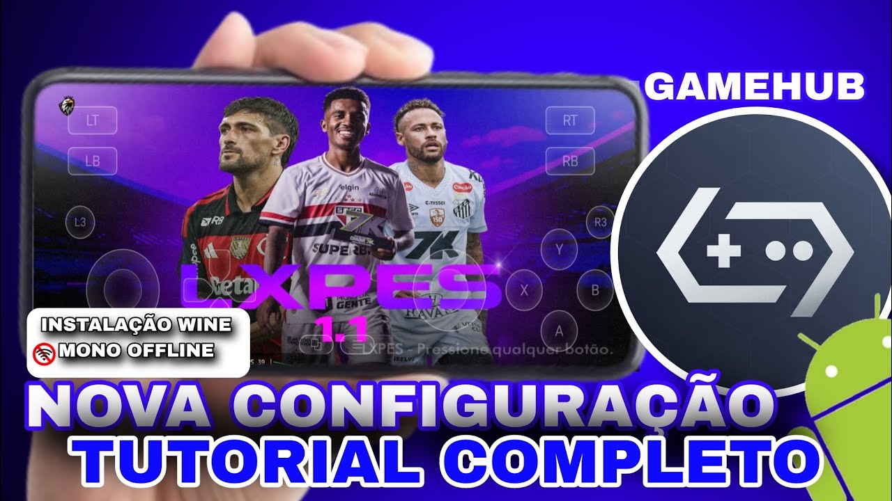 PES2017 PATCH ATUALIZADO COM BRASILEIRÃO NO CELULAR E PC : GAMEHUB 