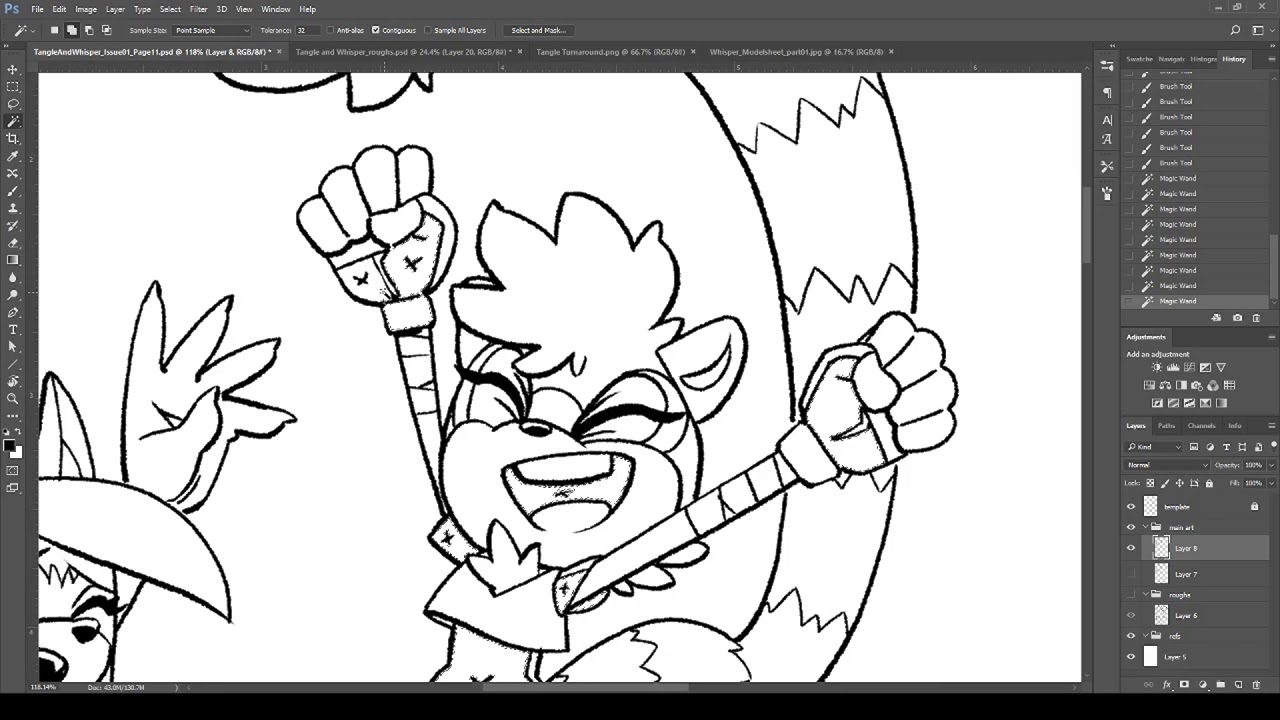 Tangle & Whisper Timelapse Drawing with Evan Stanley!
