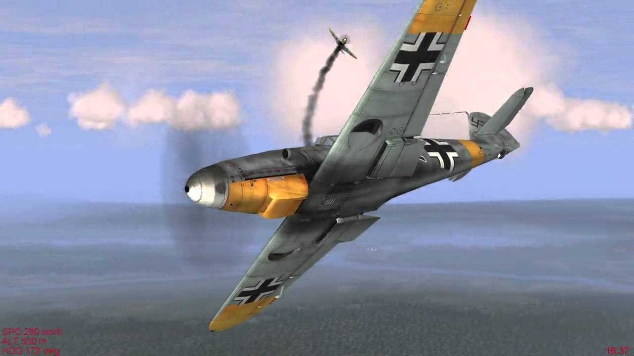 Il-2 Sturmovik 1946 HSFX 7.0 - My BF 109 F4 - 5 kills! - 720p