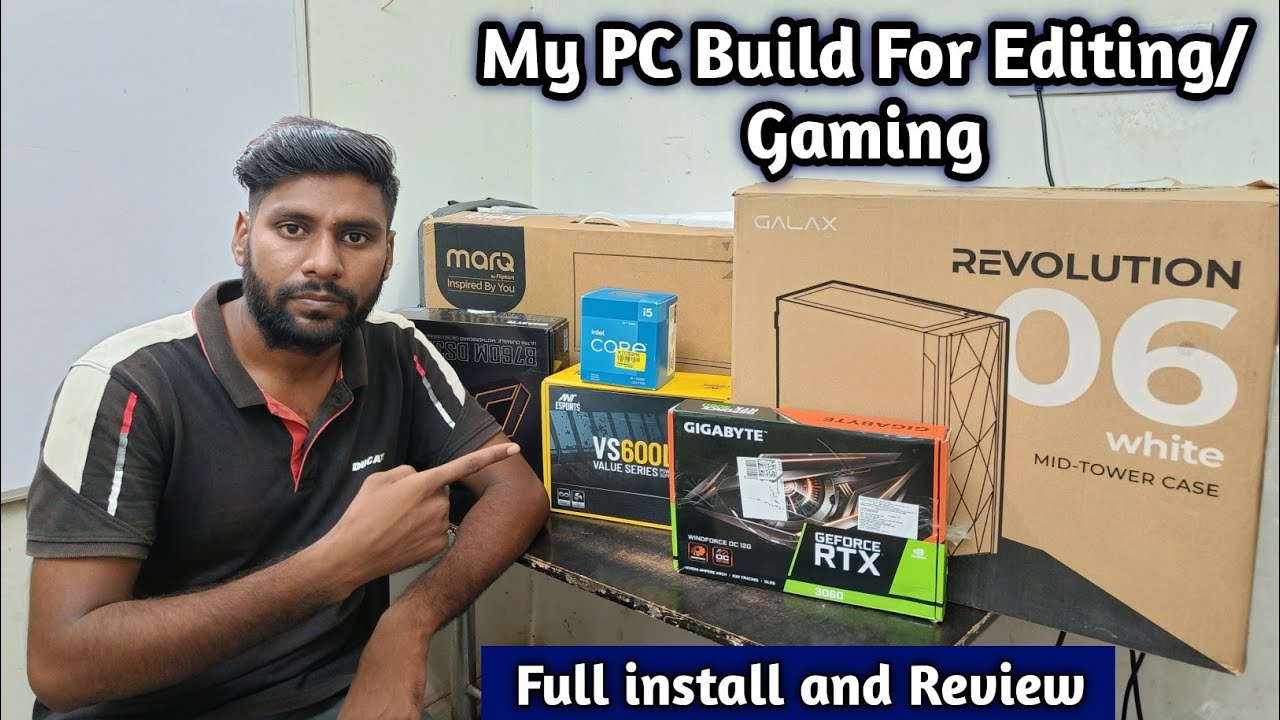 Build My First Edition/Gaming Pc Vlog | Gaming Pc For Editing Gaming | Vijay Pingoliya Pc buildVideo