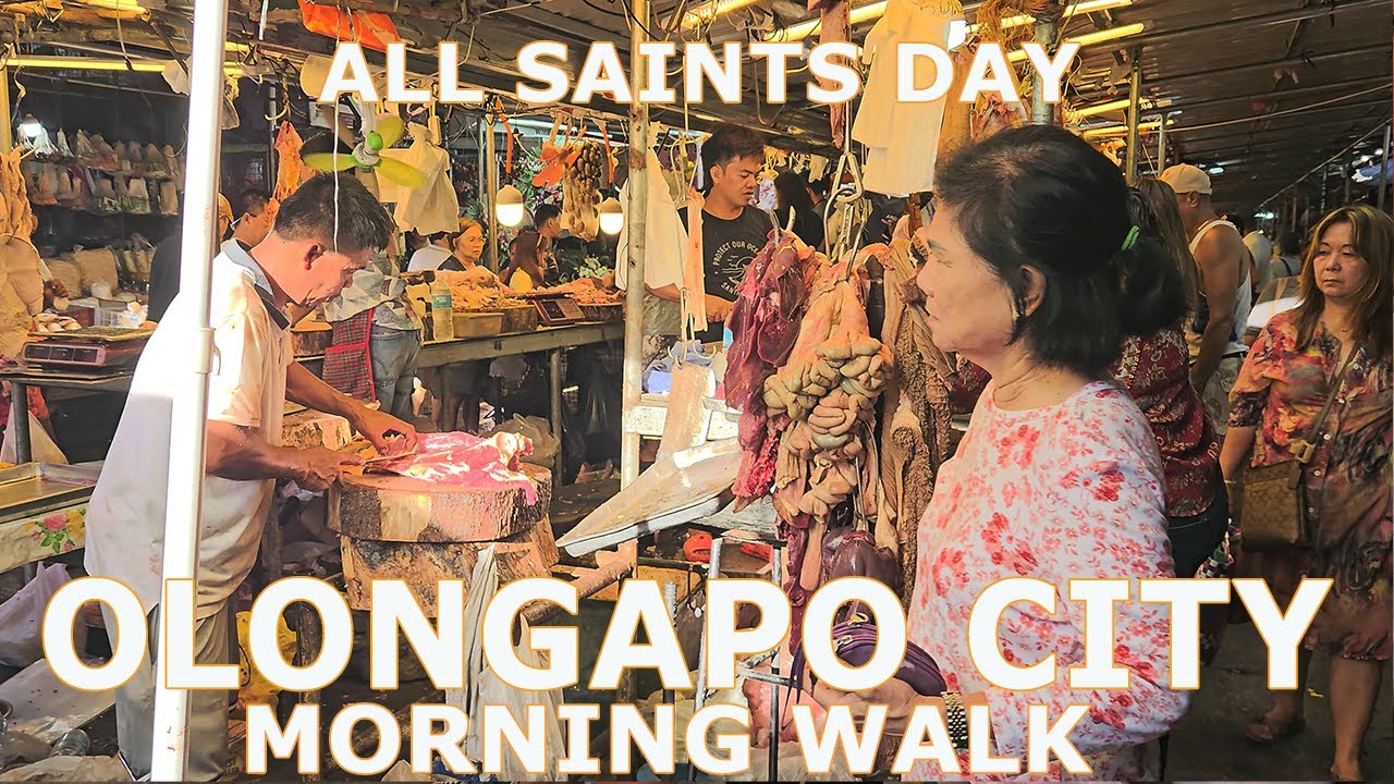 OLONGAPO CITY ALL SAINTS DAY 2025 MORNING WALK [4K HDR]