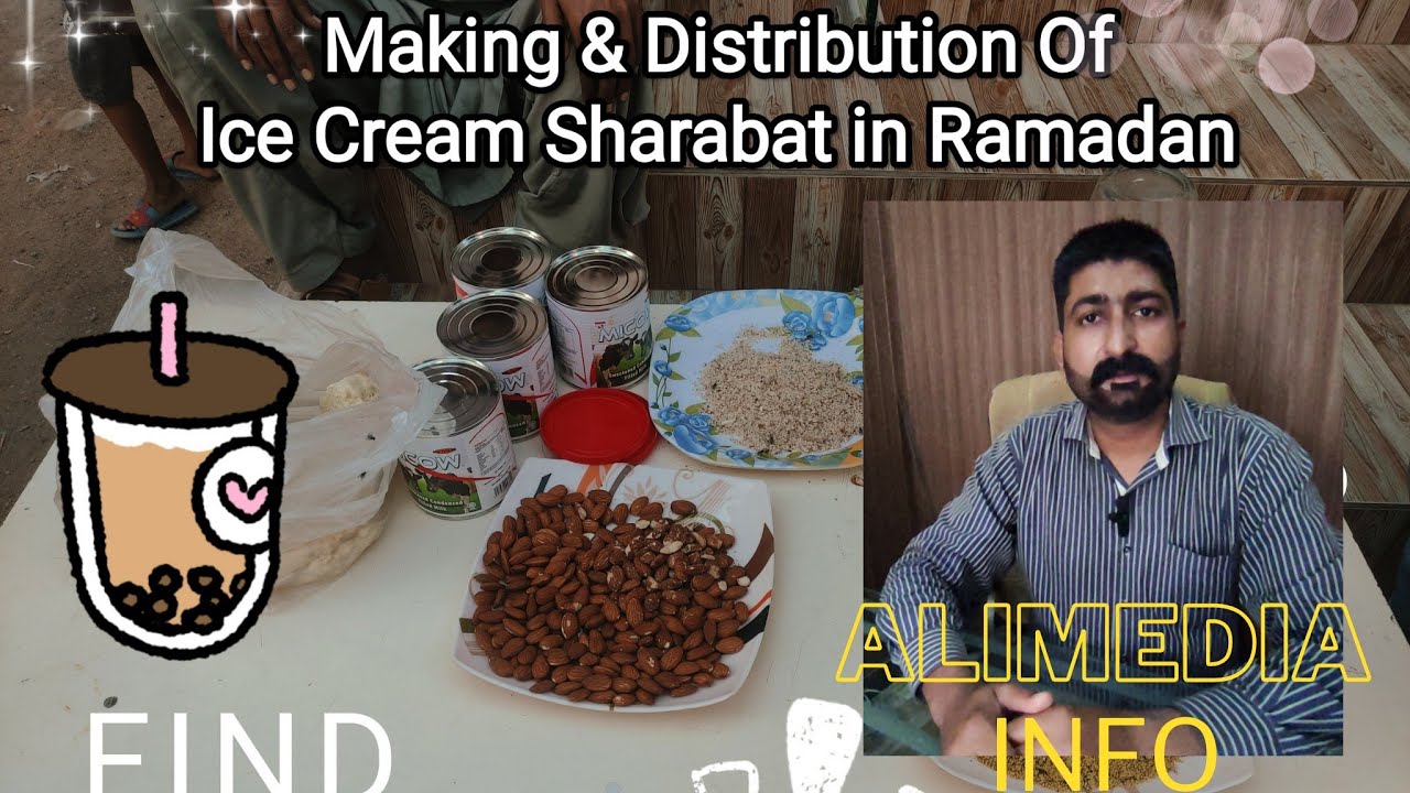 #Special Ramadan Ice Cream Sharbat#Ramadan#Ali media info#karachi