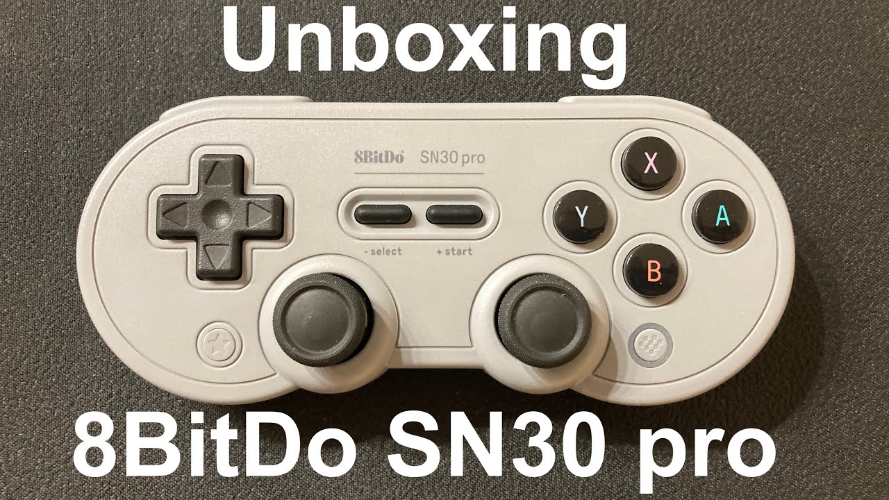 Unboxing manette 8BitDo SN30 pro