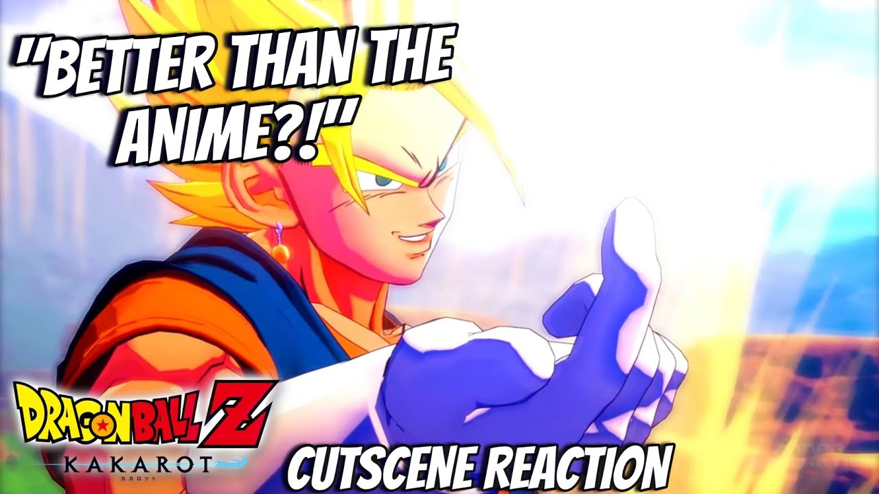DBZ Fan REACTS to Kakarot Cutscenes for the First Time!