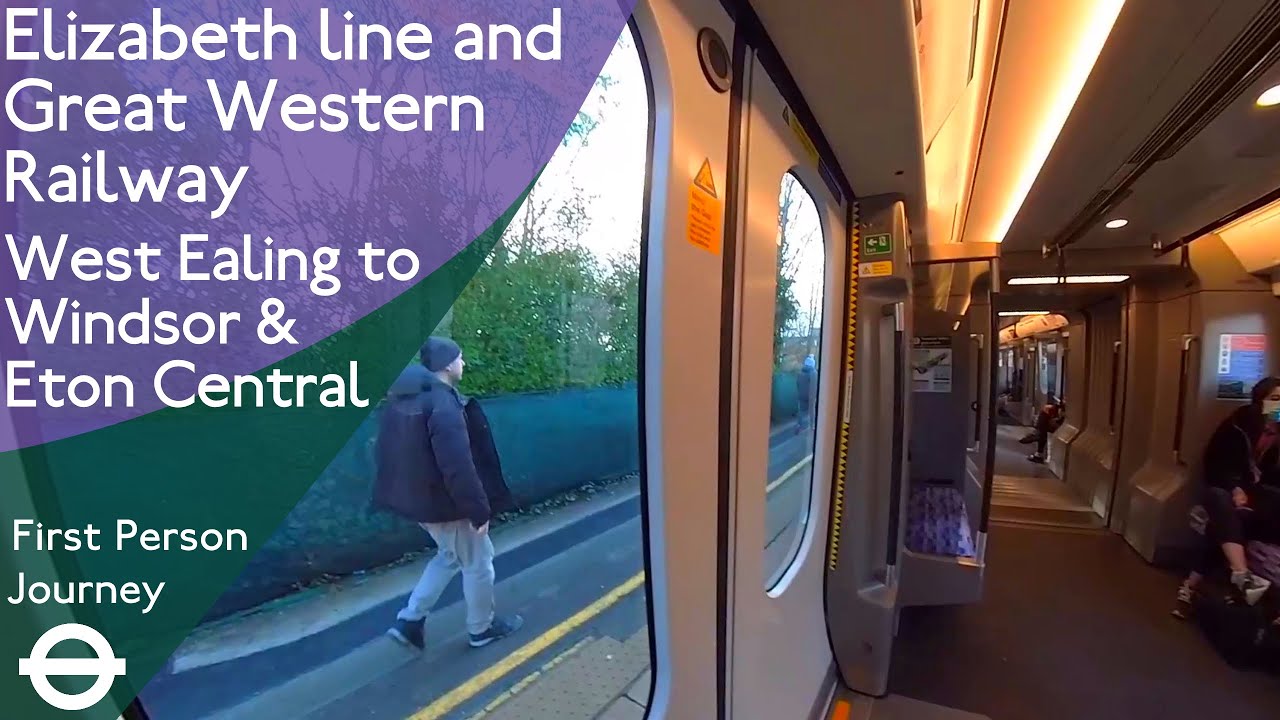London Elizabeth line & GWR First Person Journey - West Ealing to Windsor & Eton Central via Slough