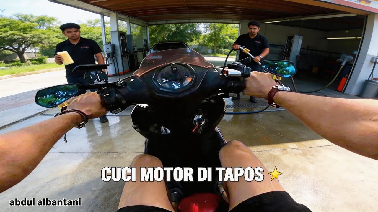 mau cuci motor di daerah tapos yang arah ke plaza cibubur