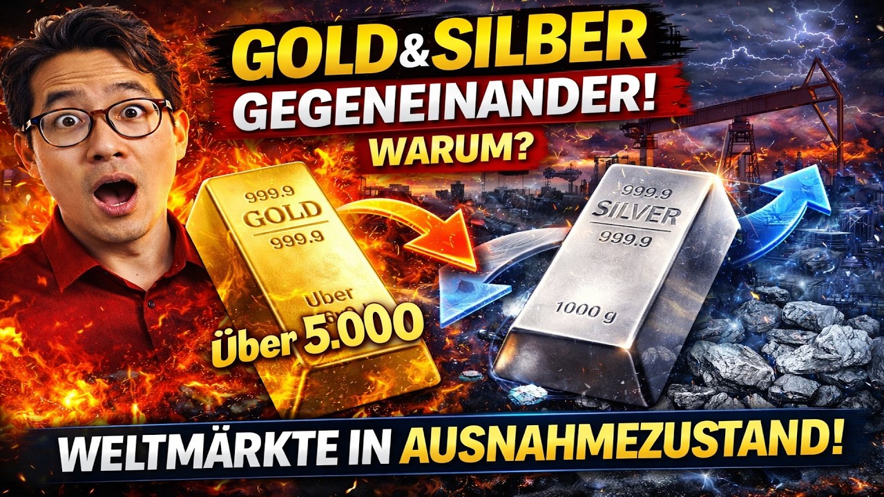 Gold und Silber bewegen sich plötzlich gegeneinander – warum?