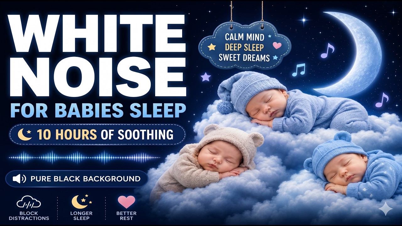 White Noise for Babies - Miraculous White Noise: 10 Hours of Soothing Sounds for Your Baby