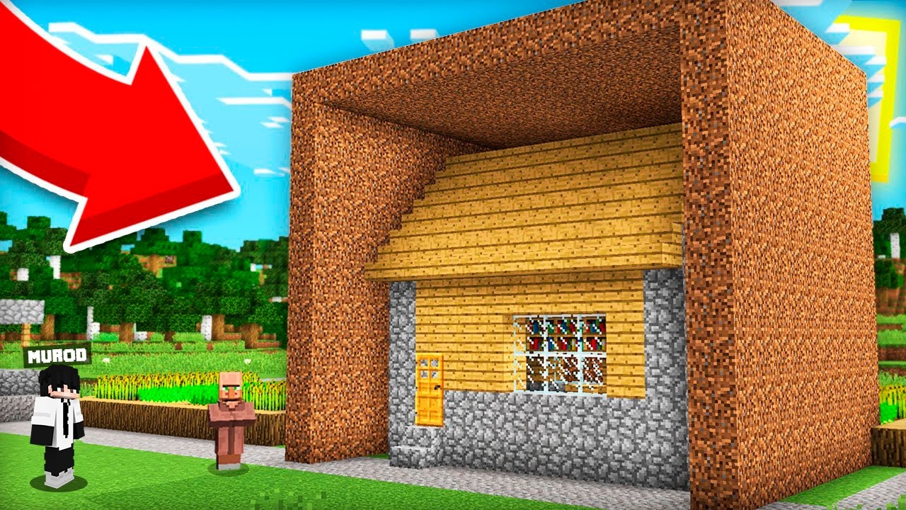 QO'SHNIM UYINI NEGA BUNDAY QILIB QURDI 😮 | UZBEKCHA MINECRAFT