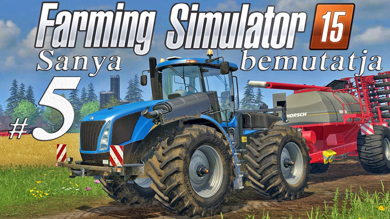 Farming Simulator 15 [5.rész Szénabála és szilázs készítése ] [ Tutorial magyarul ]
