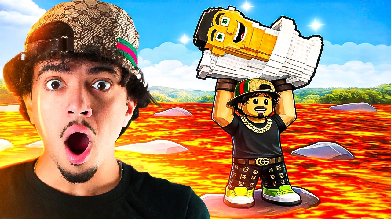 SURVIVRE à la LAVE pour gagner des BRAINROTS sur Steal a Brainrot !