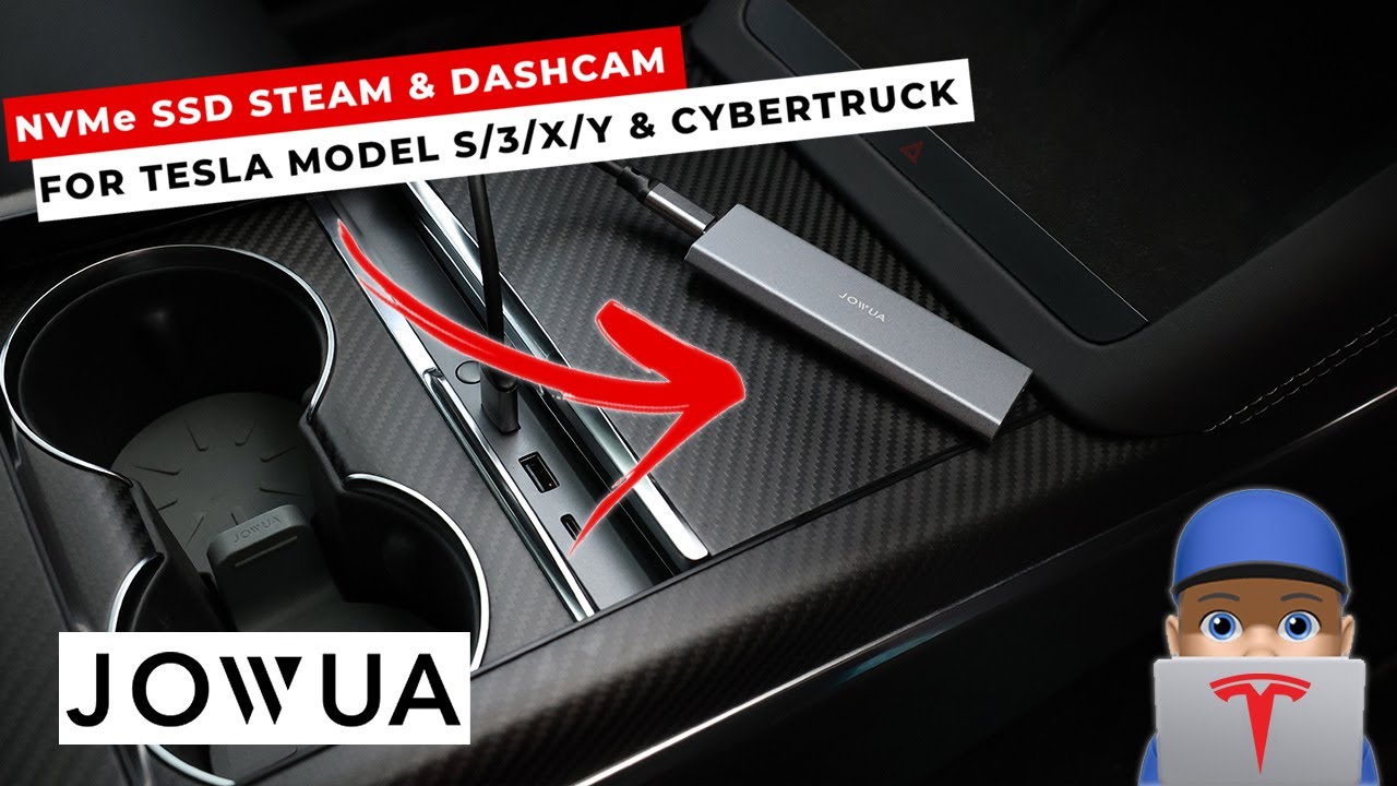 SSD-накопитель Jowua 1 ТБ для Tesla Model S 3 X Y CT: лучшее решение для хранения данных для Steam и видеорегистратора!