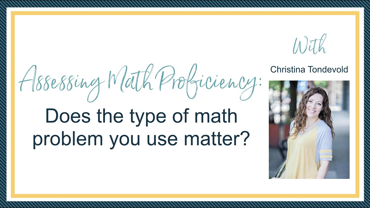 Оценка знаний по математике: имеет ли значение тип решаемой вами математической задачи?