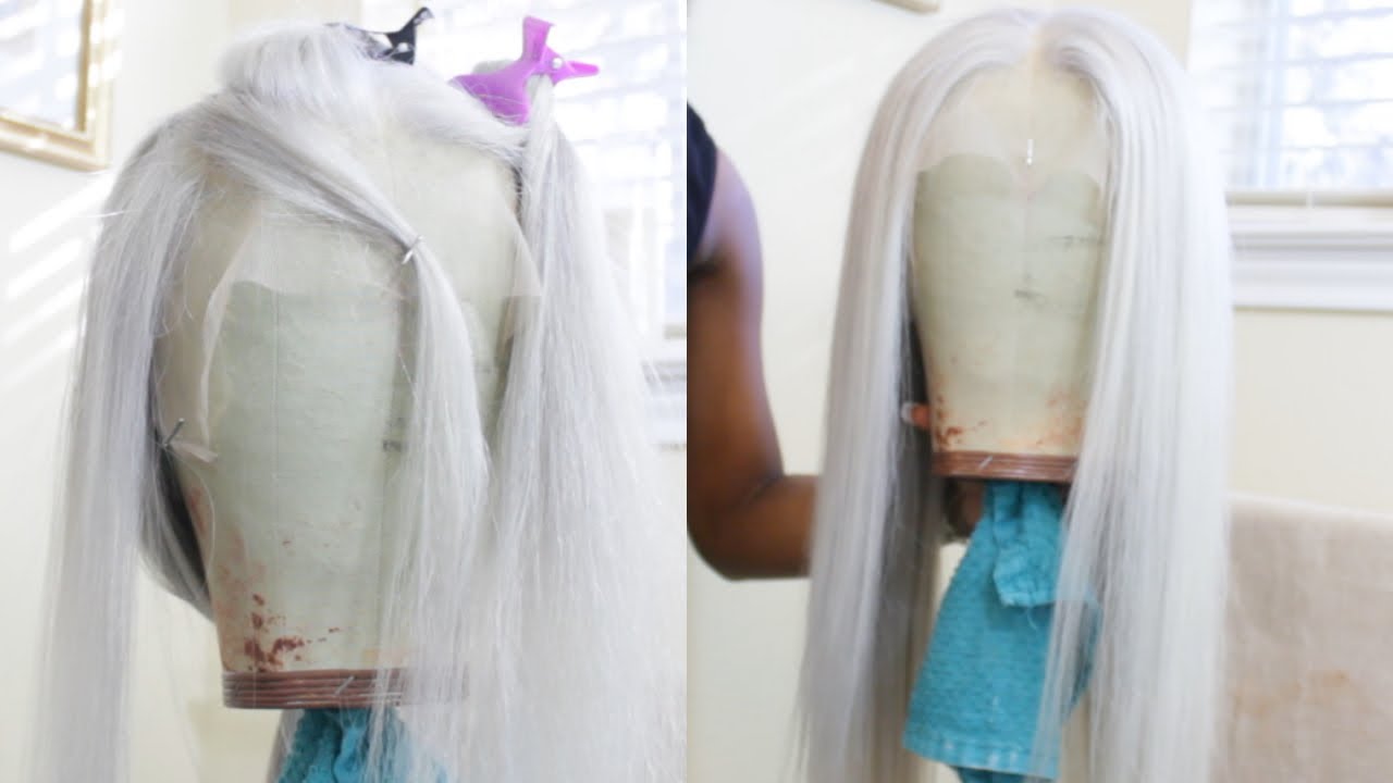 ❄️ ICY SILVER HAIR ❄️ | 613 TRANSFORMATION TO ASH GREY/BLONDE |🥶WINTER PLATINUM GREY🥶| Tinashe Hair