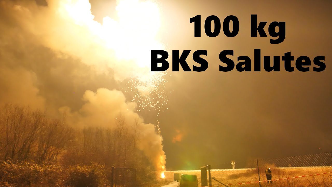 MASSIVE Titanium SALUTE ACTION 100 kg BKS  [𝟰𝗞] | JJFireworks