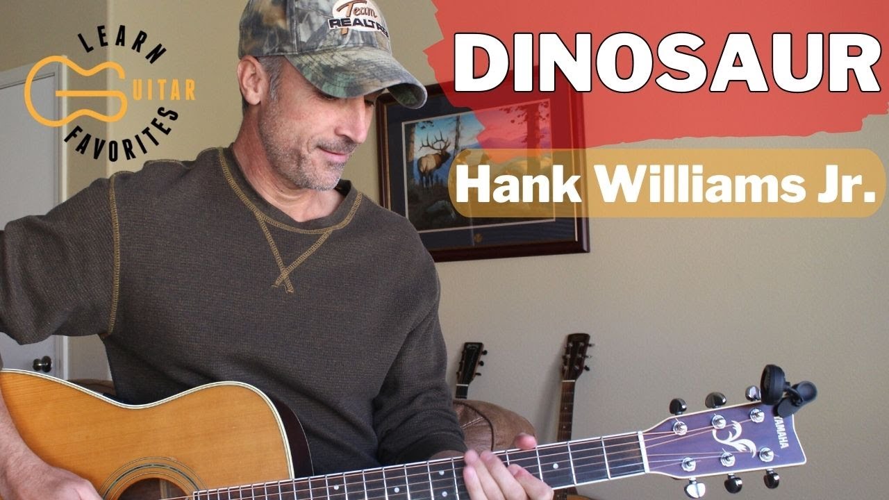 Dinosaur - Hank Williams Jr. - Guitar Lesson | Tutorial
