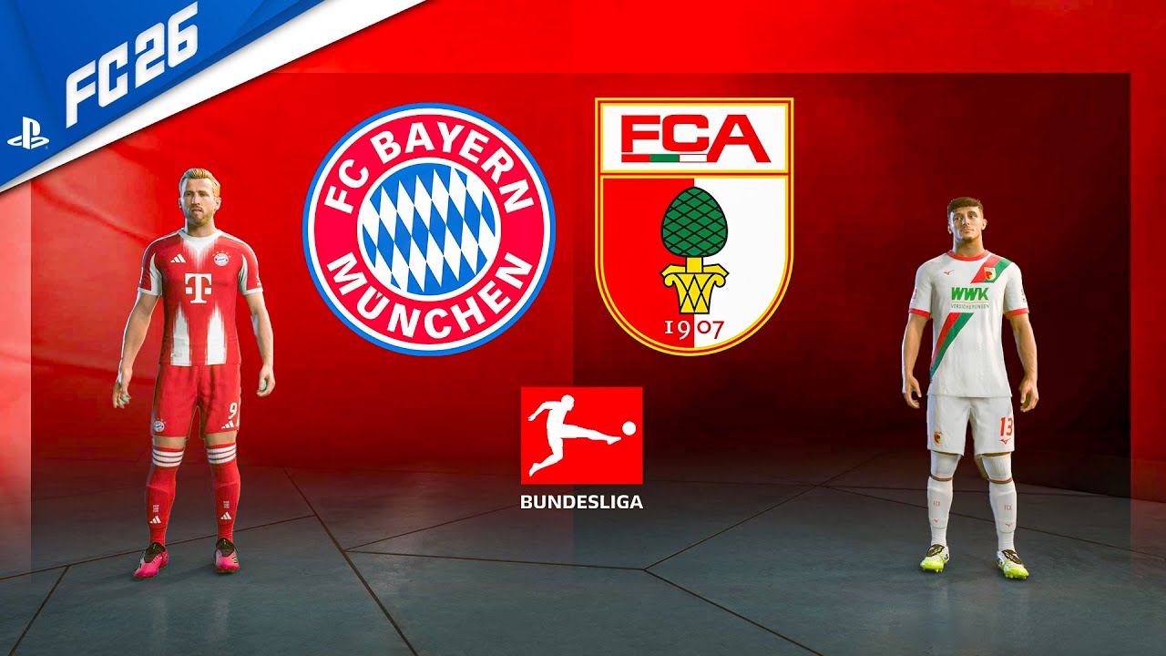 Bayern Munich vs Augsburg | Bundesliga | PS5™ [4K60]